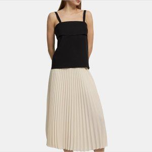 Theory Tie-Back Top in Good Linen size S